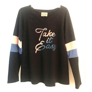 TAKE IT EASY Fleece Sweater